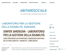 Tablet Screenshot of abitaresociale.net